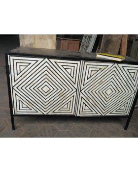Black & White Diamond Cabinet Black & White Diamond Cabinet